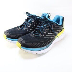 Hoka One One Clifton 4 Men's Size‎ 12 Gray White Athletic Running Shoes Sneakers